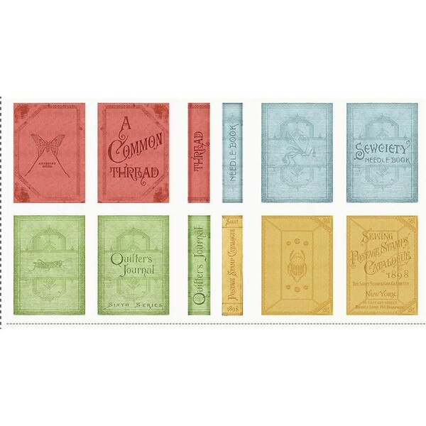 Sew Journal Book Cover Canvas Panel Riley Blake Designs